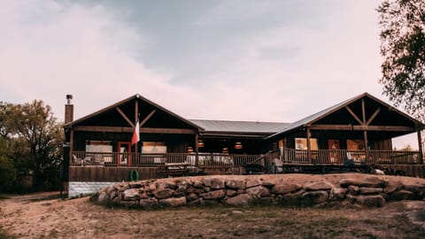 Picture of Cabin C + D facing the river taken by a previous guest