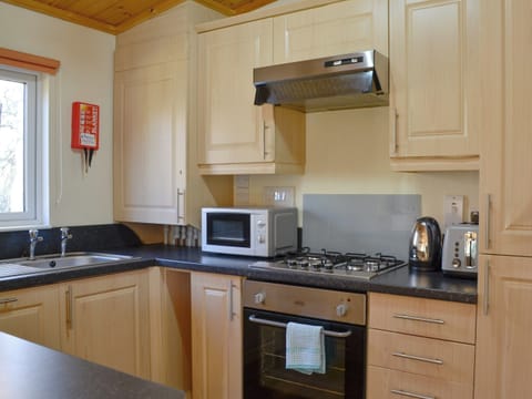 Kitchen | Royal Deeside Woodland Lodges- Lodge C - Royal Deeside Woodland Lodges, Dinnet, near Ballater