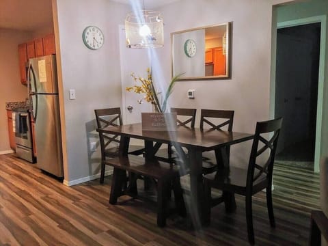 Enjoy a homecooked meal in the dining room