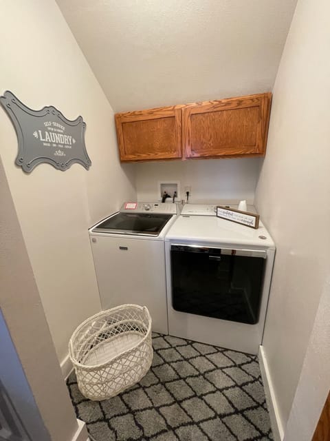 Laundry room off the kitchen