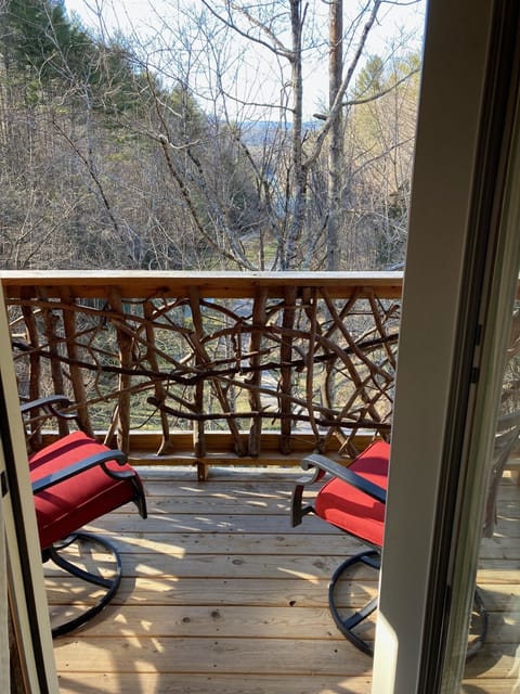 Ponds and Watauga Lake from Upper Level Master Bedroom deck