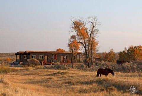 Hundreds of miles of open space. Views of the Owl Creek & Wind River mountains.