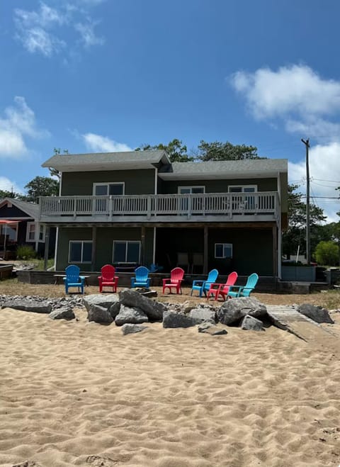 Beach views from all levels and sugar sand beach all around!