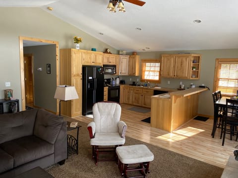 Open Kitchen & Living Room