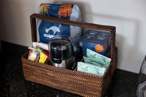 Coffee and Tea Service is included with your stay.