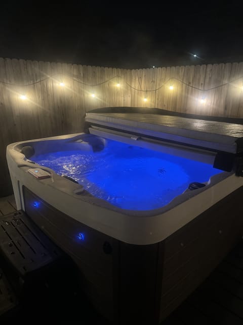 Private hot tub!