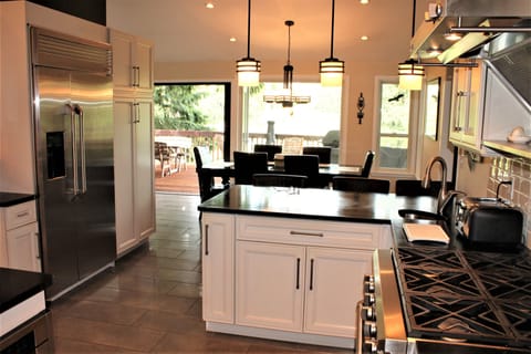 Kitchen and dining room