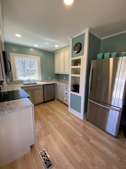 Updated kitchen with new appliances 