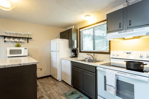 Fully stocked kitchen