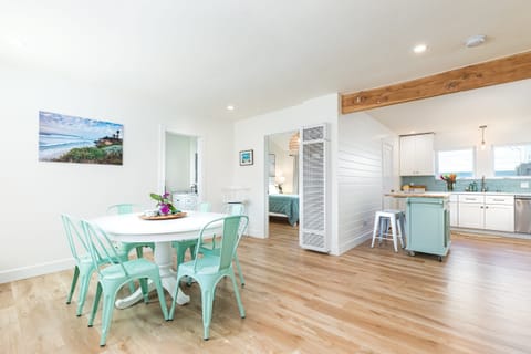 Enter to open dining space and kitchen