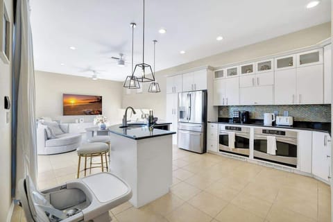 Prepare everything from quick breakfasts to full family dinners in our fully equipped kitchen. With cookware, utensils, and essentials ready to go — plus a baby high chair for your little one — mealtime is easy and stress-free.