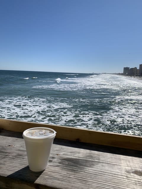 Coffee from Sunglow Pier (a 25 minute walk)