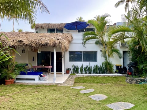 The actual backyard. 