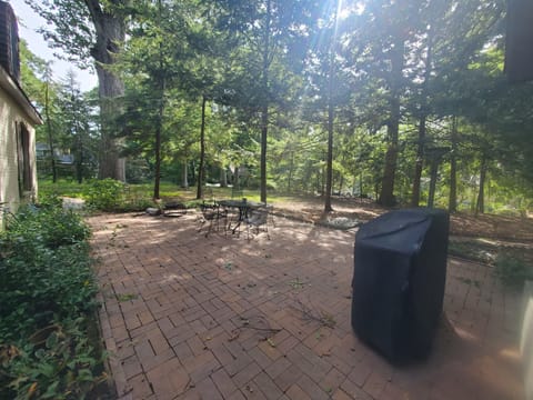 Huge patio with large Weber grill, directly off screened porch and kitchen