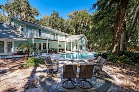 5000+ Square Feet on One Acre Lot with Fully Fenced Yard, Large Private Pool, Firepit  and More! (Optional Pool Heat Available)