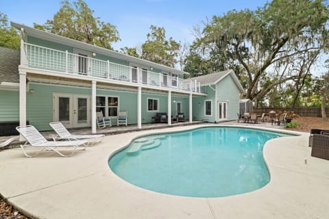 5000+ Square Feet on One Acre Lot with Fully Fenced Yard, Large Private Pool, Firepit  and More! (Optional Pool Heat Available)