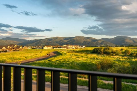 Beautiful mountain views from the porch.