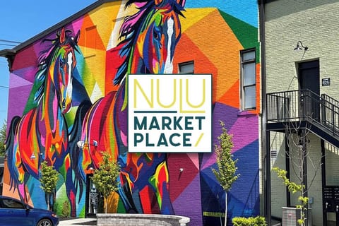 Award winning mural marks your entrance