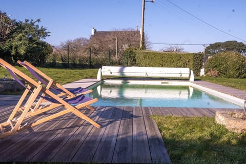 House in Perros-Guirec with Heated Pool - Near Beaches