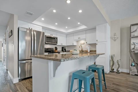 View of the eat-in kitchen.