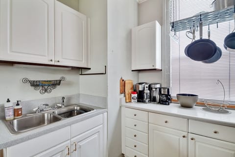 Indoors, Room, Kitchen, Furniture, Sink