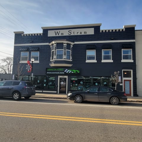 The front of the STRAM building