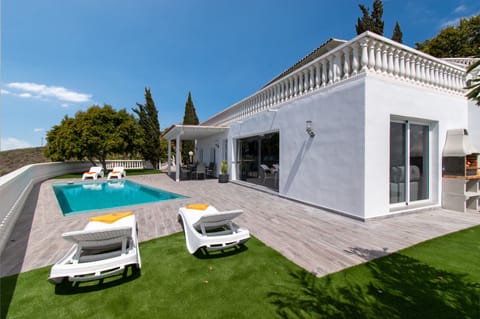 View of villa and private pool