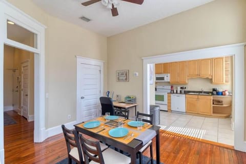 Catch up on work at your desk or enjoy a home-cooked dinner with friends and family