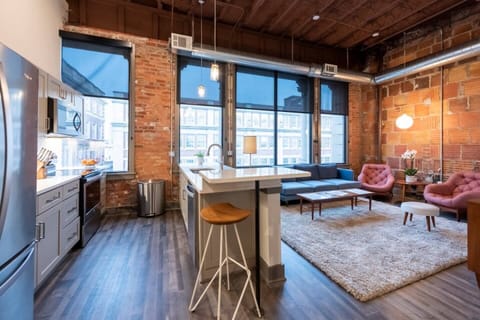 Spacious and modern Living Area at Unit 302 in The Aparthotel