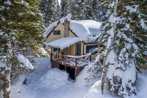 Cozy snow cabin retreat