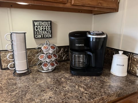 Coffee bar with Keurig Duo
