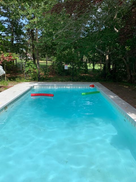 Private heated pool
