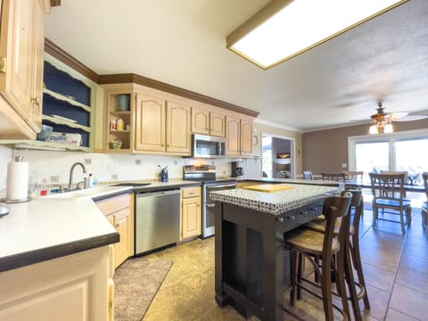 Kitchen on main level