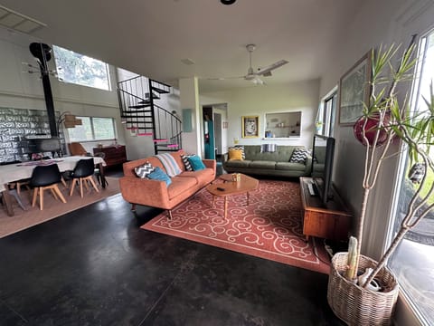 Open concept! Great views with large windows!