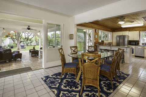 Ample dining space designed for family meals and celebrations.