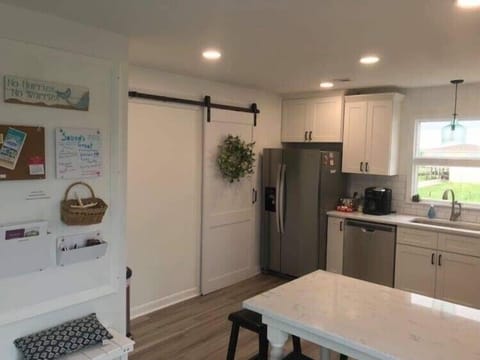 Kitchen and laundry area 