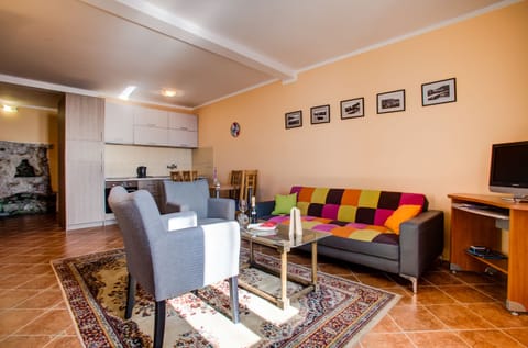 The whole villa is covered with Wi-Fi and cable channels are available.