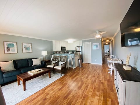 Entrance to large living space 