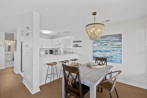 Dining room and kitchen view