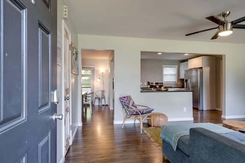 Step into the cozy charm of our inviting living room, where relaxation meets cool vibes!