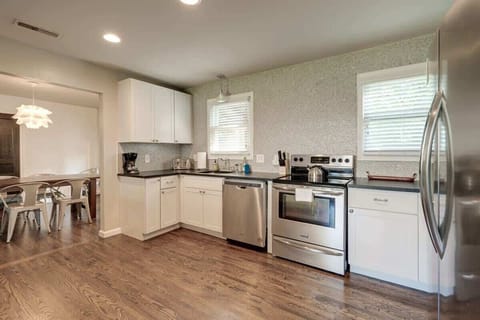 Enjoy the spacious and modern kitchen, beautifully designed and fully equipped with all the essentials for your culinary adventures!