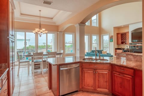 Open concept living.