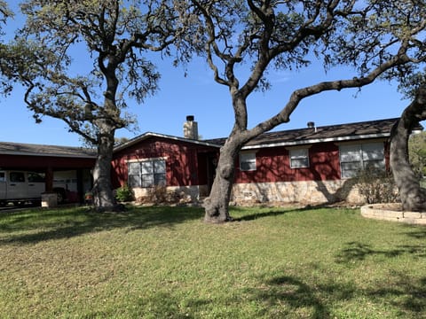 Front view of the house