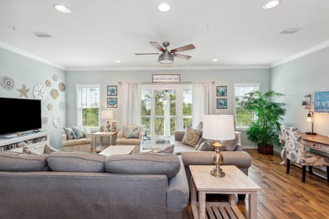This townhouse is so full of light and great décor!