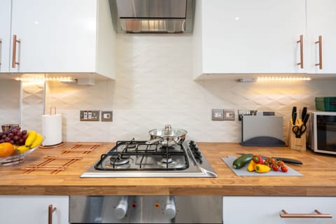 We provide all utensils and cooking equipment to self-cater for yourself