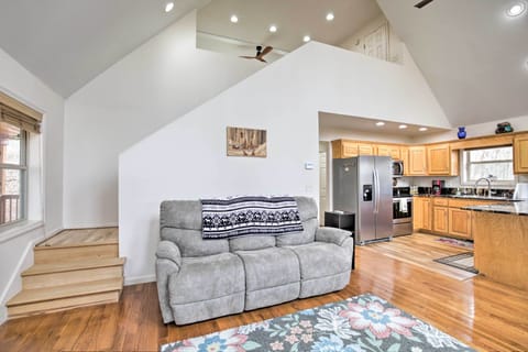 Living Room | Lofted Bedroom Access