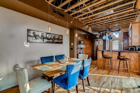 Open Concept | Dining Area and Kitchen