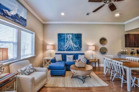 Living room with sleeper sofa