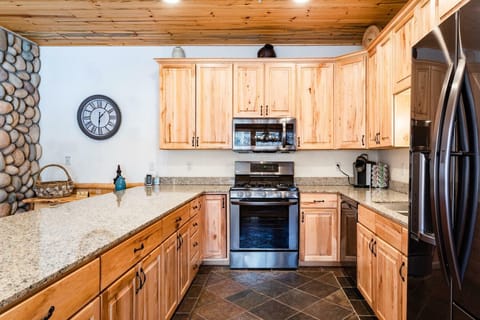 Large kitchen with all new appliances