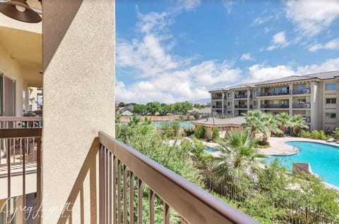 Your view, just steps away to the pool, hot tub, and pickleball courts!